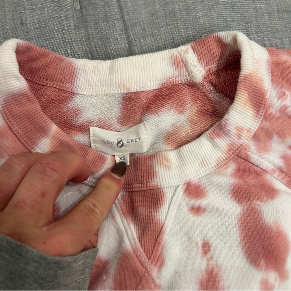 Loft Tie-Dye Lounge Set - Pink and White - Picture 2 of 14